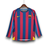 Barcelona 2005/06 Home Manga Longa