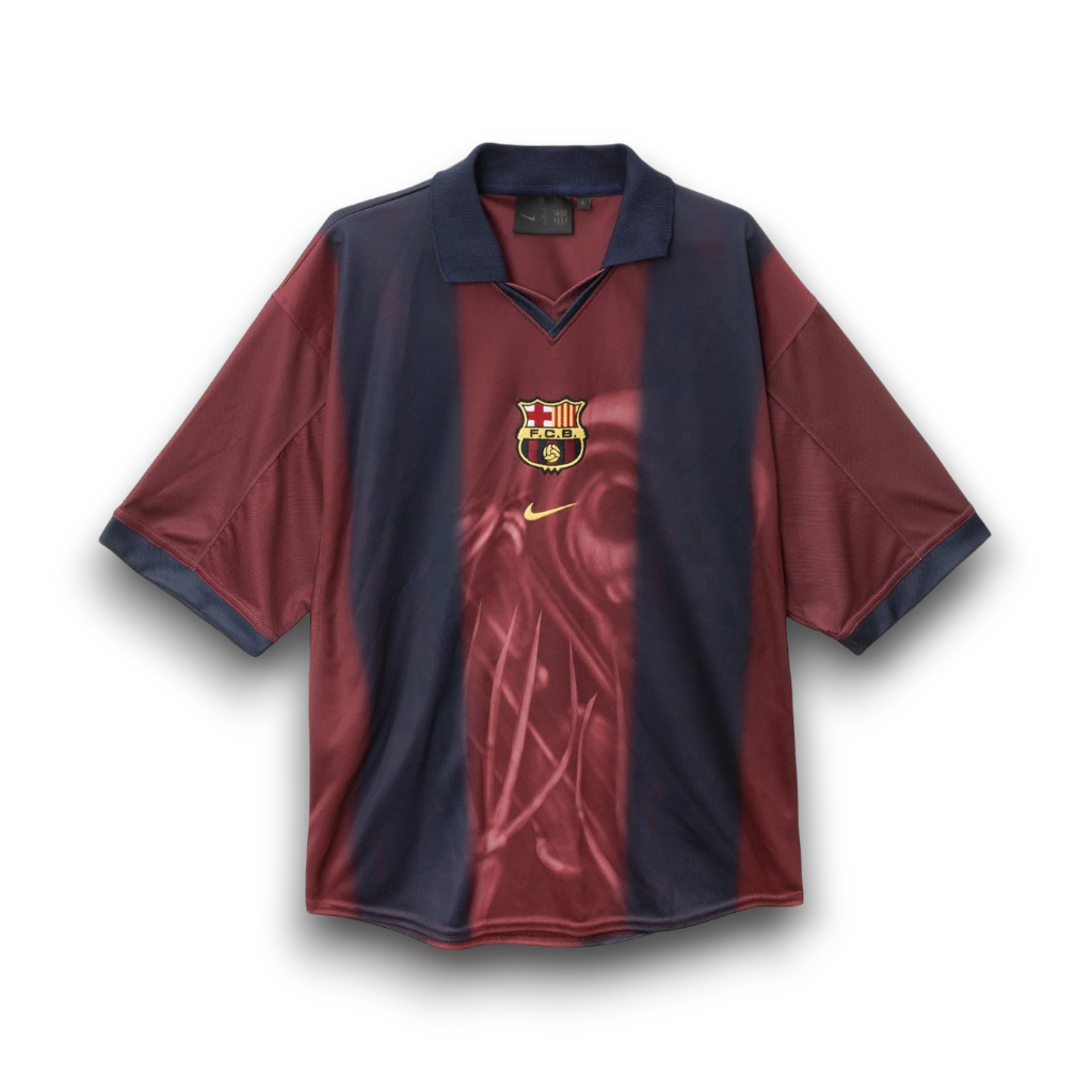 CJ X Nike X Barcelona Retro 2000/01 Home Skeleton Jersey