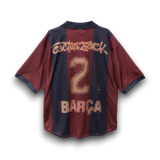 CJ X Nike X Barcelona Retro 2000/01 Home Skeleton Jersey